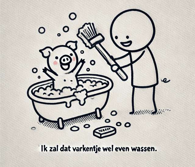 Ik zal dat varkentje wel eens even wassen - Perfectionisme Coaching Ik zal dat varkentje wel eens even wassen - Perfectionisme Coaching
