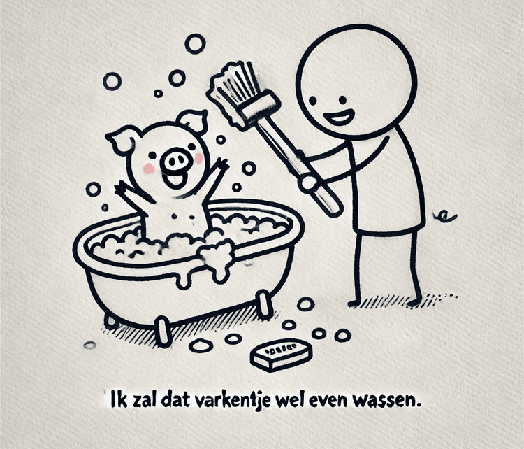Ik zal dat varkentje wel eens even wassen - Perfectionisme coaching Ik zal dat varkentje wel eens even wassen - Perfectionisme coaching